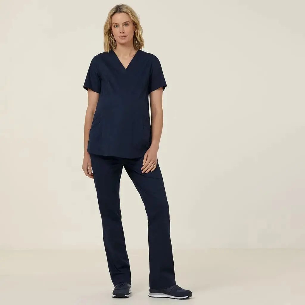 Next-gen Antibacterial Maternity Scrub Top CATULJ-MDN - Simply Scrubs Australia